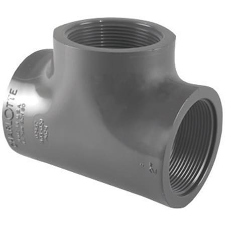 Charlotte Pipe And Foundry Charlotte Pipe Schedule 80 3/4 in. FPT X 3/4 in. D FPT PVC Tee 1 pk PVC 08402 1200